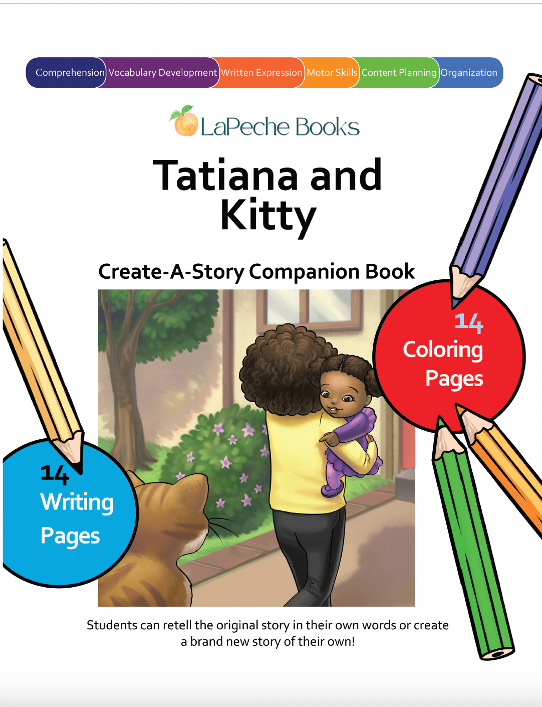 New for Summer! Tatiana and Kitty - Create-A-Story Workbook