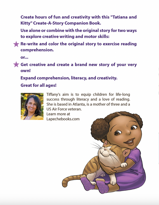 New for Summer! Tatiana and Kitty - Create-A-Story Workbook